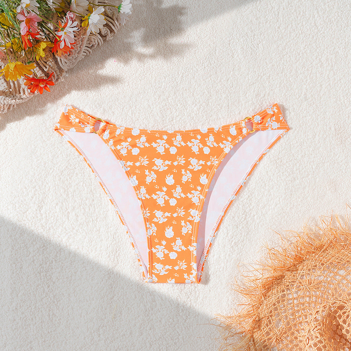 Split Printed Bikini Hip Hugger Slim Sexy Swimming Trunks for Women Bella Mia